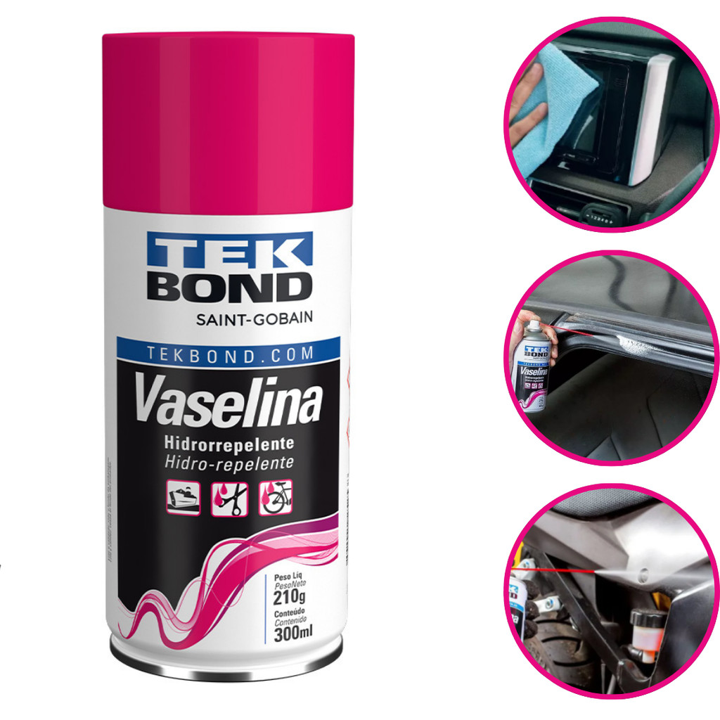 Vaselina Liquida Hidrorepelente Lubrificante Spray  Tekspray 300Ml 210G -Portas Capo Fechaduras em Oferta na Shopee