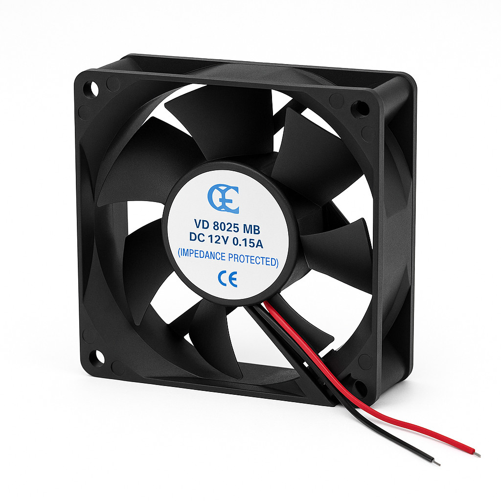 Cooler Fan Ventoinha 12v 80x80x25 Pc Desktop Silencioso em Oferta na Shopee