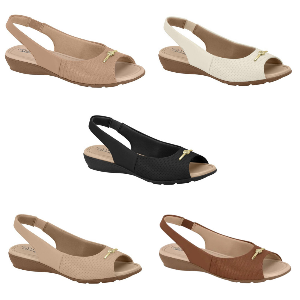 Sandália Baixa Leve Modare Ultra Conforto Elástico em Oferta na Shopee
