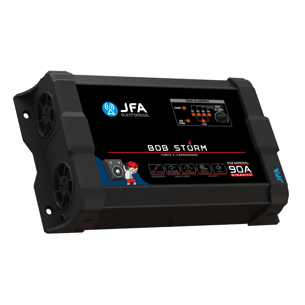 Fonte Automotiva Jfa Bob Storm 90a Bivolt Carregador em Oferta na Shopee