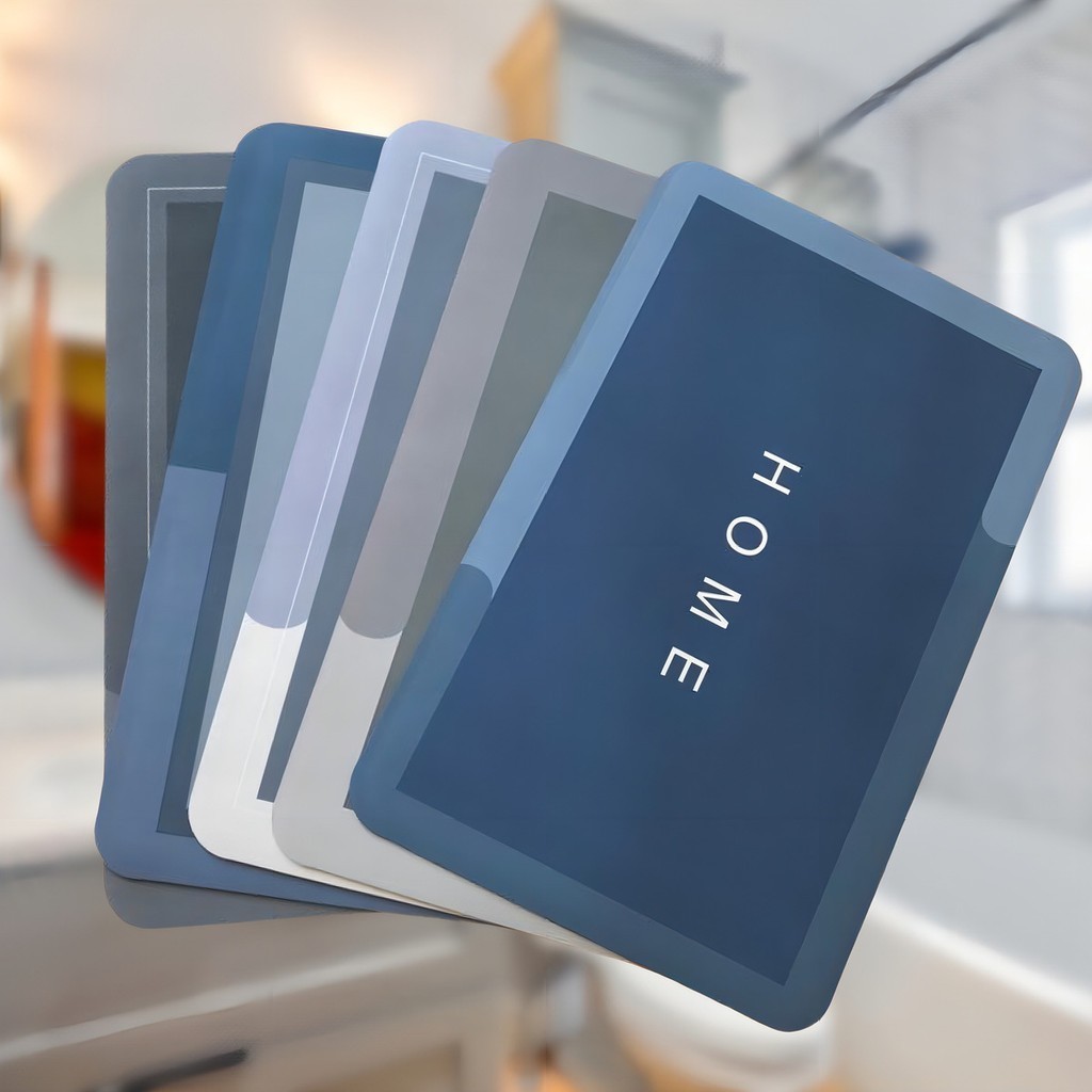 KIt Tapete Mágico Ultra Absorvente P Banheiro Antiaderente Liso Cor Cores Aleatórias