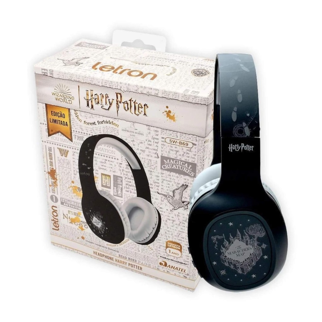 Headphone Sem Fio Colors Harry Potter Bluetooth Driver 40 mm Letron Leonora - 74801 em Oferta na Shopee