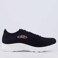 Tênis Olympikus Ultraleve 130g Feminino Preto e Branco