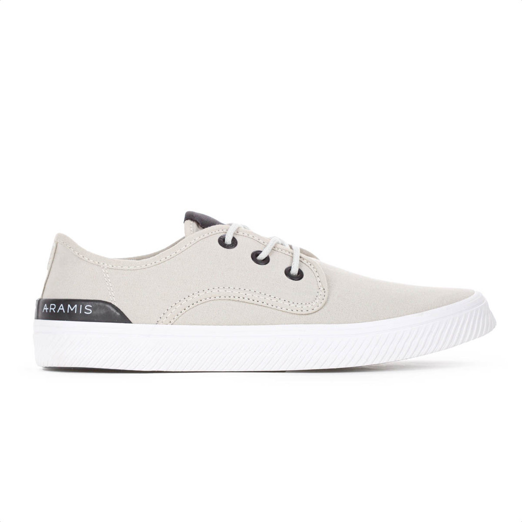 Tênis Aramis Daily Dock Canvas Bege - Masculino em Oferta na Shopee