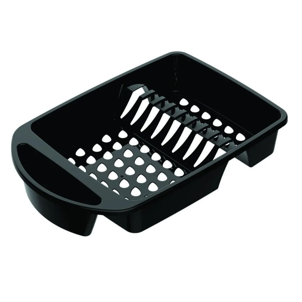 Escorredor de Louças Plástico Uninjet Preto Design Moderno Fácil de Limpar em Oferta na Shopee