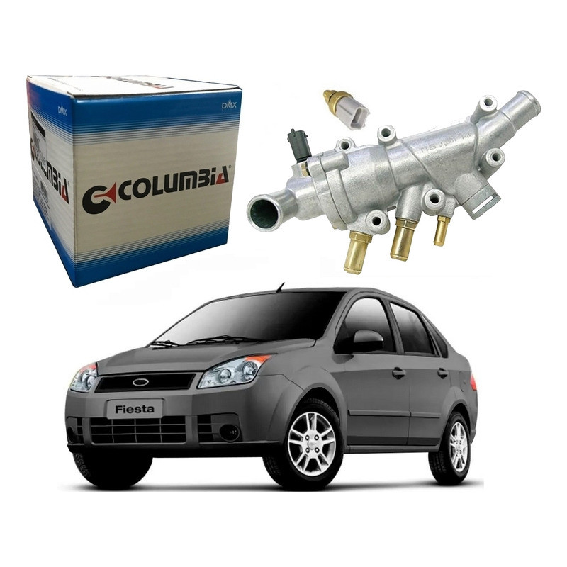 Valvula Carcaça Aluminio Fiesta Sedan 1.0 1.6 2007 A 2010 em Oferta na Shopee