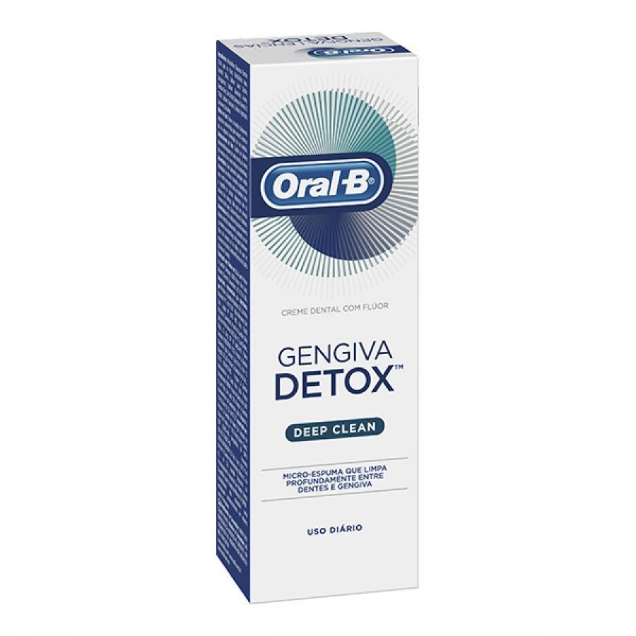 Creme Dental Oral-B Gengiva Detox Deep Clean 102G em Oferta na Shopee