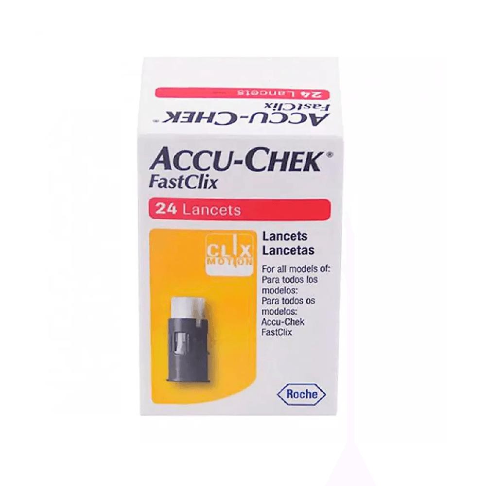 Lancetas Accu-Chek FastClix 24 Unidades em Oferta na Shopee