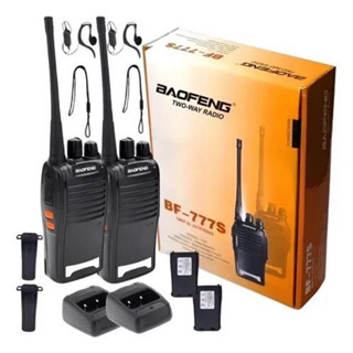 Kit 2 Rádio Comunicador Walk Talk 16 Canais Alcance 12 km Profissional Baofeng BF-777s - Bivolt em Oferta na Shopee