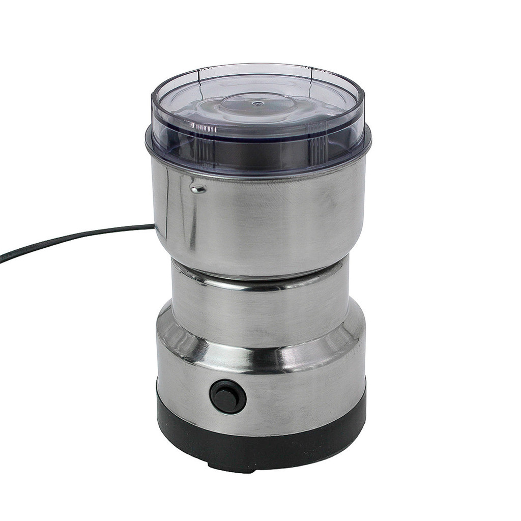 Moedor Triturador Café Sementes Elétrico Aço Inox Compacto