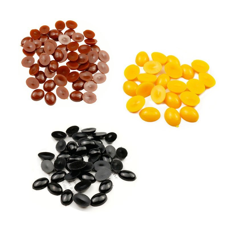 Brinquedo em: Urso de pelúcia, oval, semicircular, botão em forma de cogumelo, botão, acessório para olhos WTEL