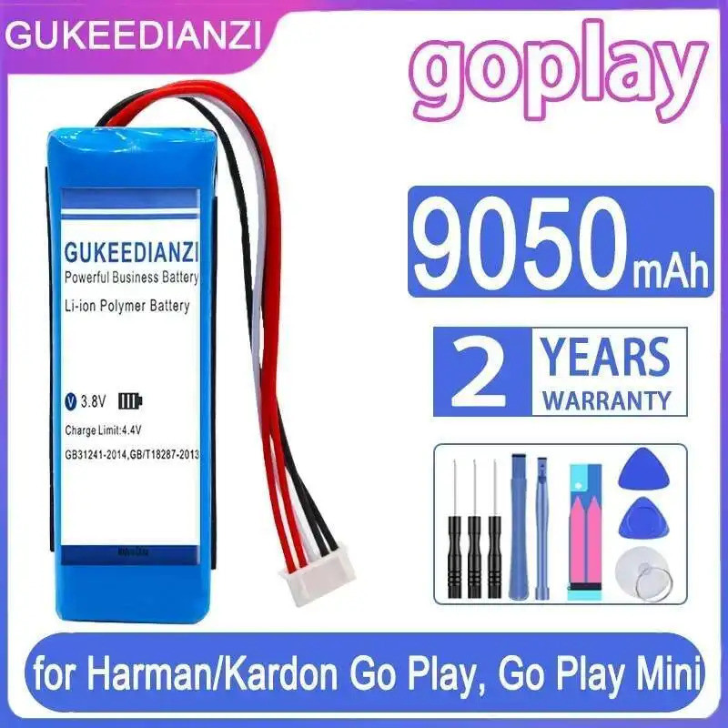 9050Mah Goplay Para Harman Kardon GO Play , Jogue Mini Bateria De Alto-Falante Desempenho