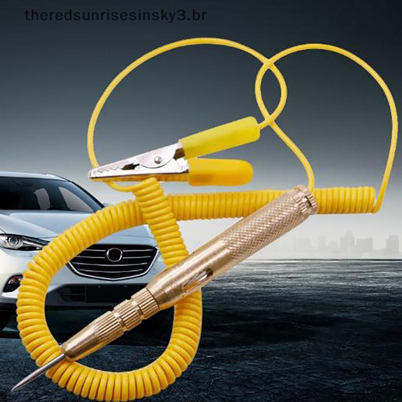 Ferramentas De Diagnóstico TSBR DC 6V 12V 24V Cobre Auto Carro Luz Circuito Testador Lâmpada Tensão Teste Caneta Detecto