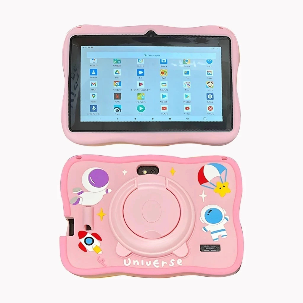 Tablet Infantil 7 Polegadas Super Resistente à Queda, Android com Wi-Fi e Bluetooth, Controle Parental