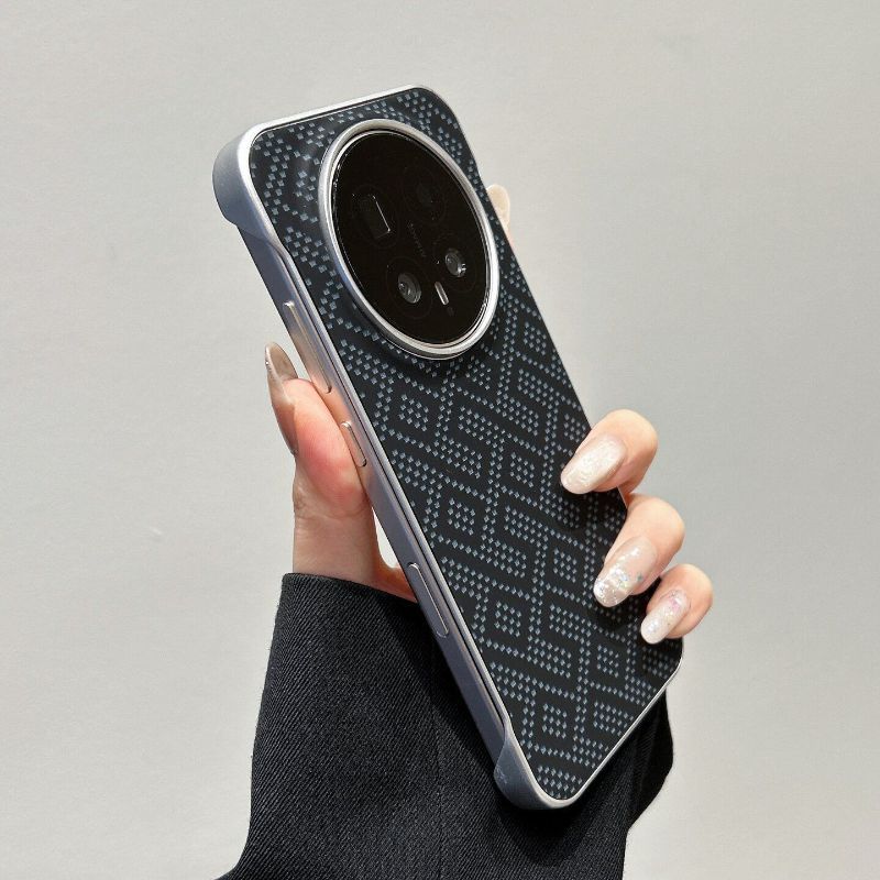 Capa para celular Honor Magic8 8Pro 500, textura de couro Kevlar, sem bordas, magnética, anti-queda.