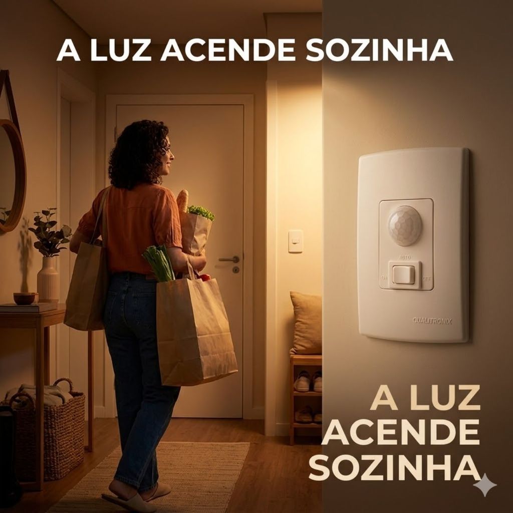 Sensor de Presença de Embutir com Chave Qi6M Qualitronix — imagem 2 de 2