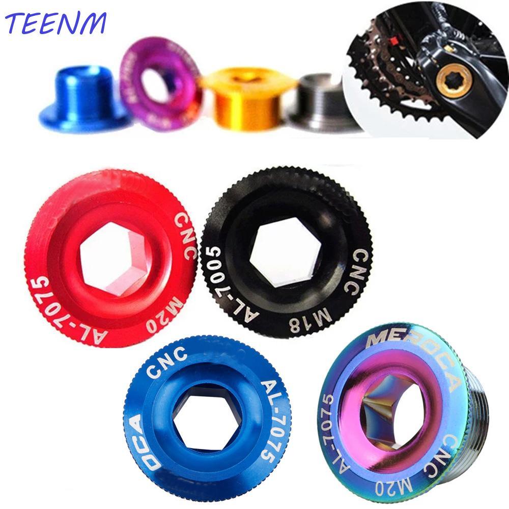 TEENM Parafusos De Manivela Acessórios Da Bicicleta MTB M18/M19/M20 Para IXF Roda Dentada CNC Eixo Capa