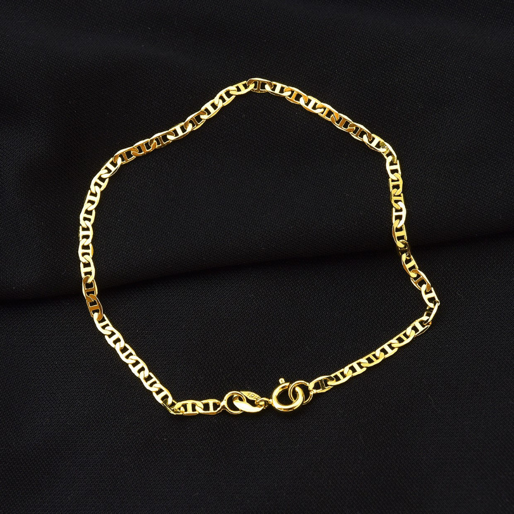 Pulseira Masculina Piastrini Diamantada Banhada a ouro 18k Com Garantia