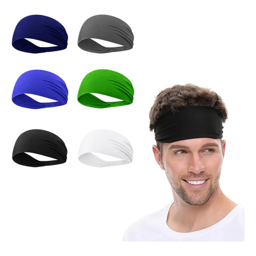 Kit 4 Faixa De Cabeça Testeira Headband Atividades Físicas