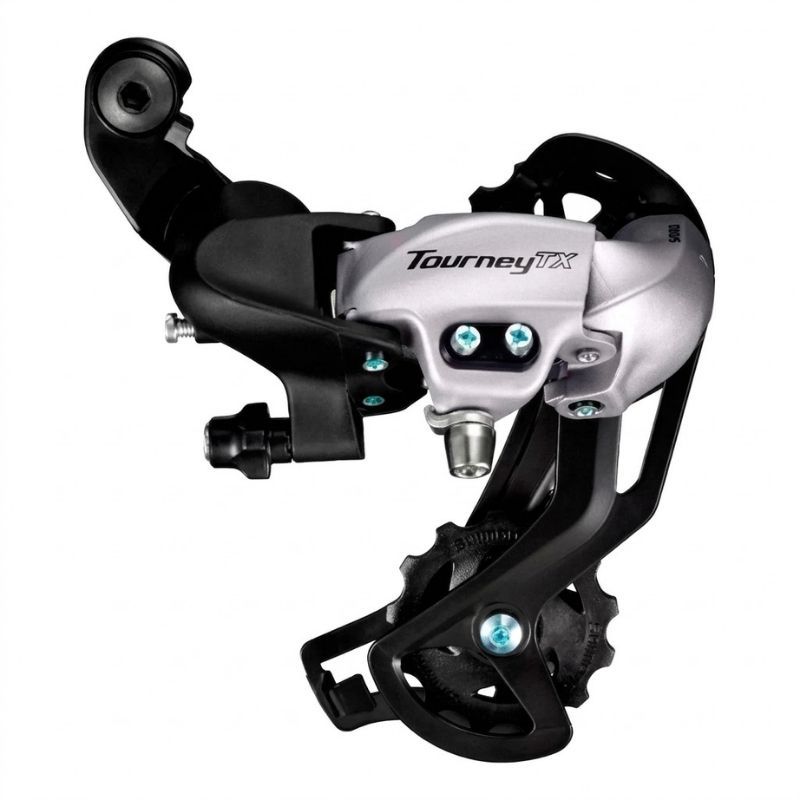 Cambio Traseiro Shimano Tourney TX800 SGS 7/8V Sem Gancheira Prata