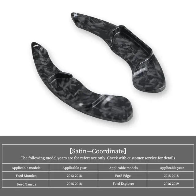 Pá De Mudança Traseira Do Volante Automático Para Ford Mondeo Taurus Edge Explorer Equipamento De Carro Semi Cluta Preto