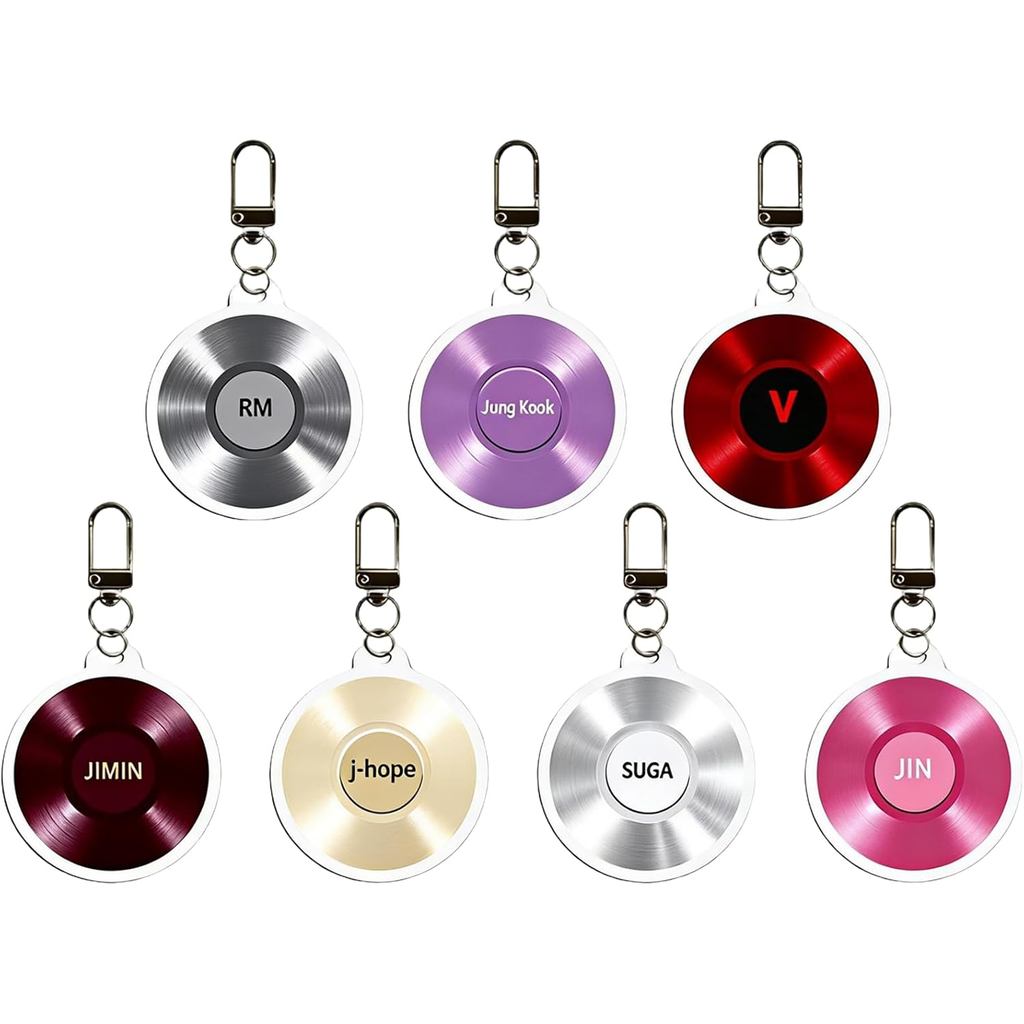 Chaveiro de Acrílico da World Tour Merch RM Jin Suga J-Hope Jimin V Jungkook, Chaveiro de Apoio a Concertos para Fãs