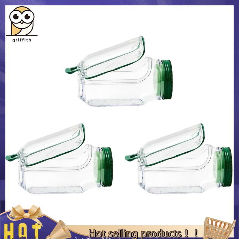 Máquina De Lavar Louça/Congelador De Micro-Ondas Seguro 3 Peças Jarra De Salada Aberta Lateral Para Preparação De Refeiç
