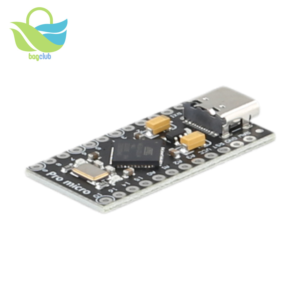 [Bagclub.br] Placa De Desenvolvimento Eletrônico Com Microcontrolador ATmega32U4 E Interface USB Tipo C Para Fabricantes