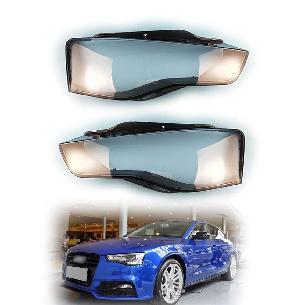 Para Audi A5 2012 2013 2014 2015 2016 Capa Do Farol Carro Abajur Lente Shellauto Peças Decoração
