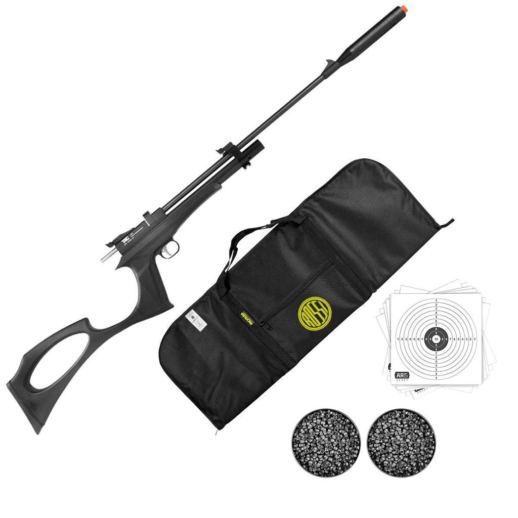 Carabina Híbrida 4.5mm PCP Air Viper XL TAG Chumbinho 200un