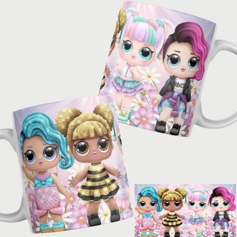 Xícara Xícara Caneca Personalizada Cerâmica Boneca Lol Infantil Presente Promoção Lembrança Novidade Novidade