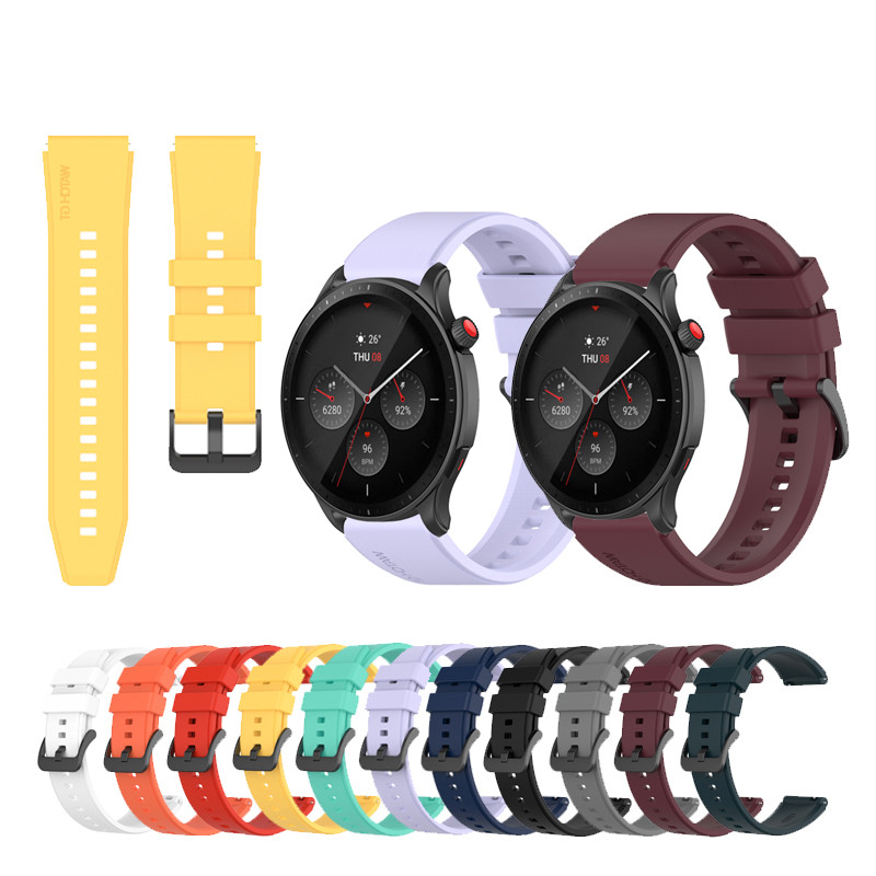 Para Huami Amazfit GTR 3 4 3pro 4pro 2 2E Mini Pulseira Banda De Silicone