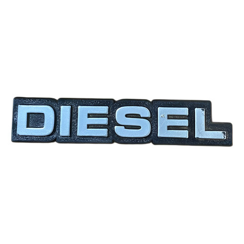Emblema Placa Diesel Chevrolet D20 Adesivo Autocolante Preto