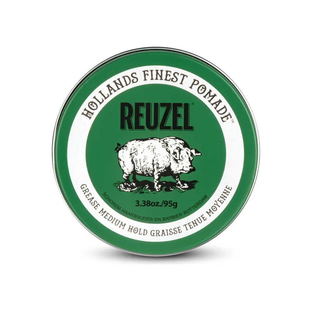 Pomada Cera Reuzel Grease Modeladora Verde - 95g Fixação Média