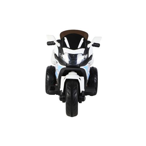 Mini Moto Elétrica Infantil Branca Veículo Esportivo Portátil Alta Performance