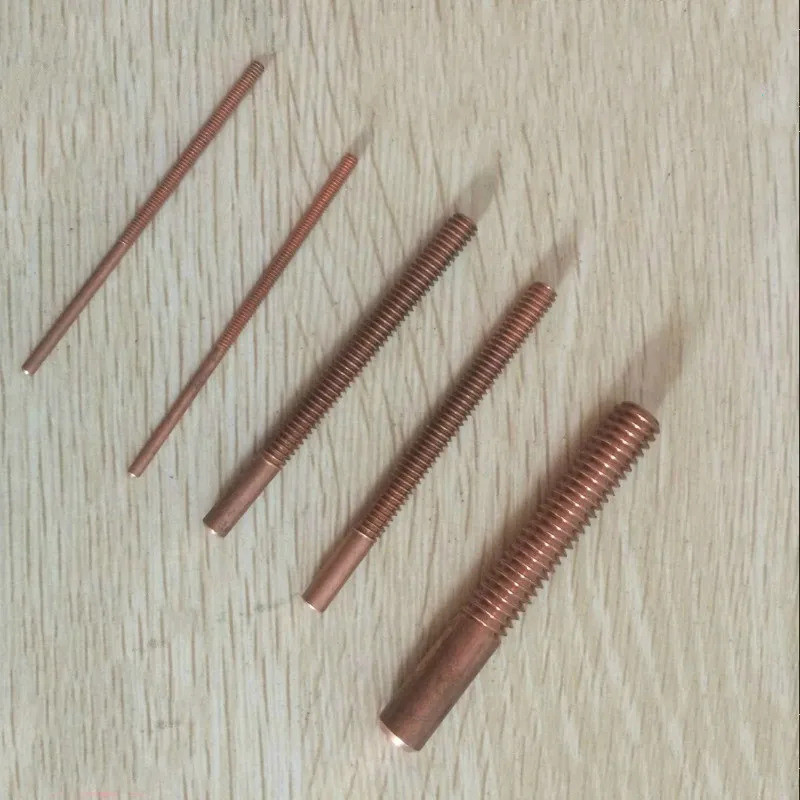 O eletrodo de cobre para descarga, eletrodo de cobre com rosca M2 M2.5 M3 M4 M5 M6 -M16