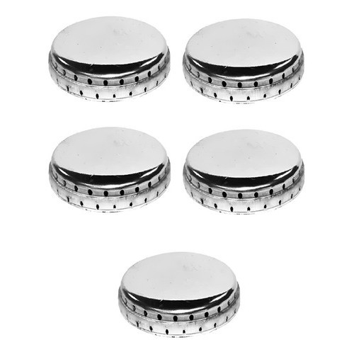 Kit 5 Espalhadores Grande Aluminio Tampas Peças Fogão Dako