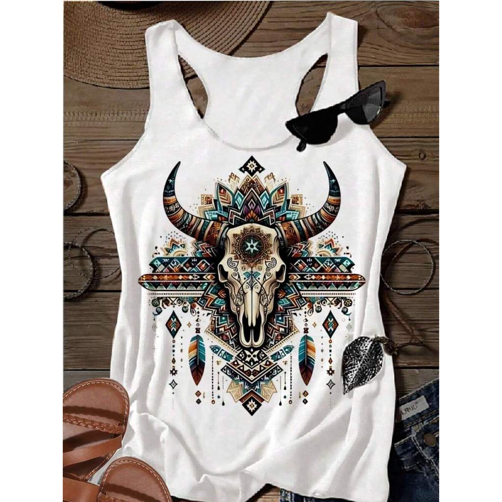 BLUSA REGATA COUNTRY BOI HIPPIE, regatinha estilosa básica dia a dia, blusinha casual plus size