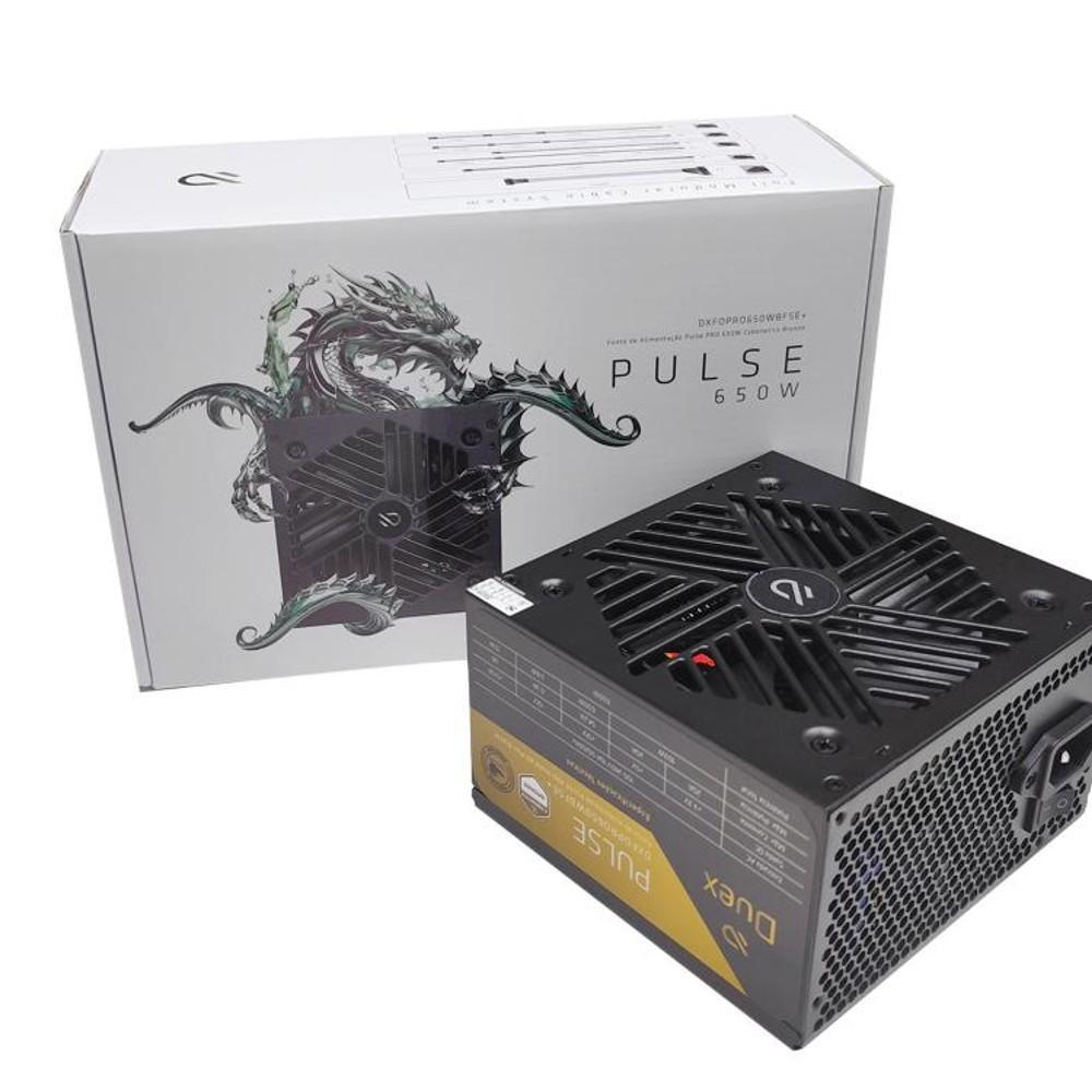 Fonte Duex Pulse Pro 650W 80 Plus Bronze Full Mod