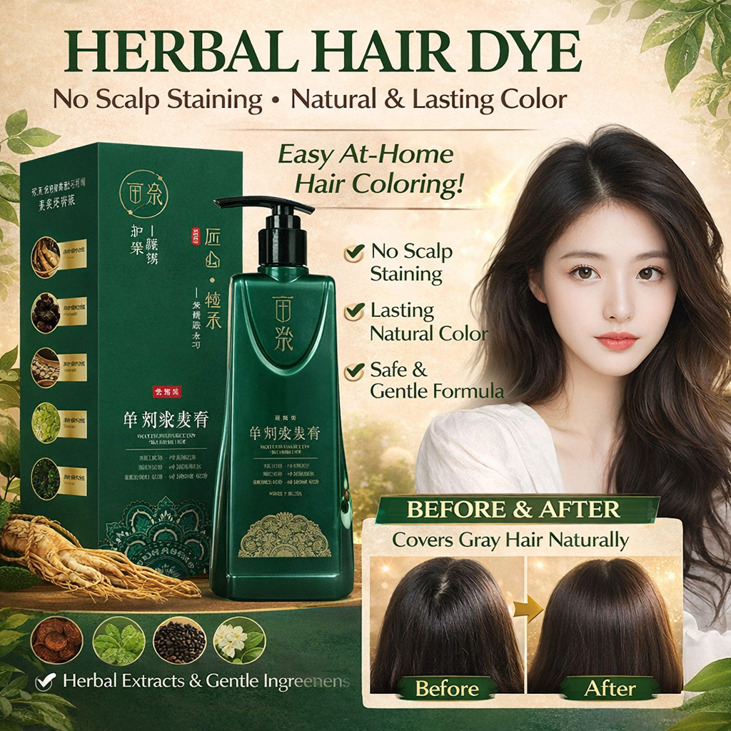 naturalbotanicaldamagehair Plant long-lastinggraycream Condicionador capilar Fórmula de shampoo para coloração capilar d