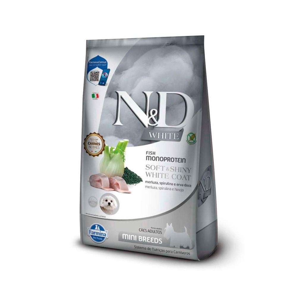 Ração para cães adultos porte mini N&D White 2kg