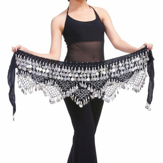 Lenços para dança do ventre, lenços de cintura e lenços de quadril, adequados para apresentações em festivais.   Garanti