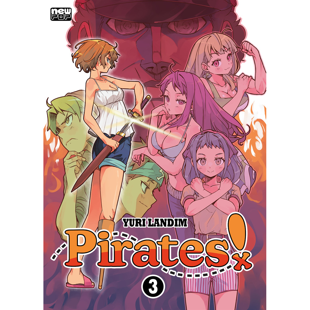 Capa do livro Mangá - Pirates! - Volume 3 - por Yuri Landim - Editora New Pop