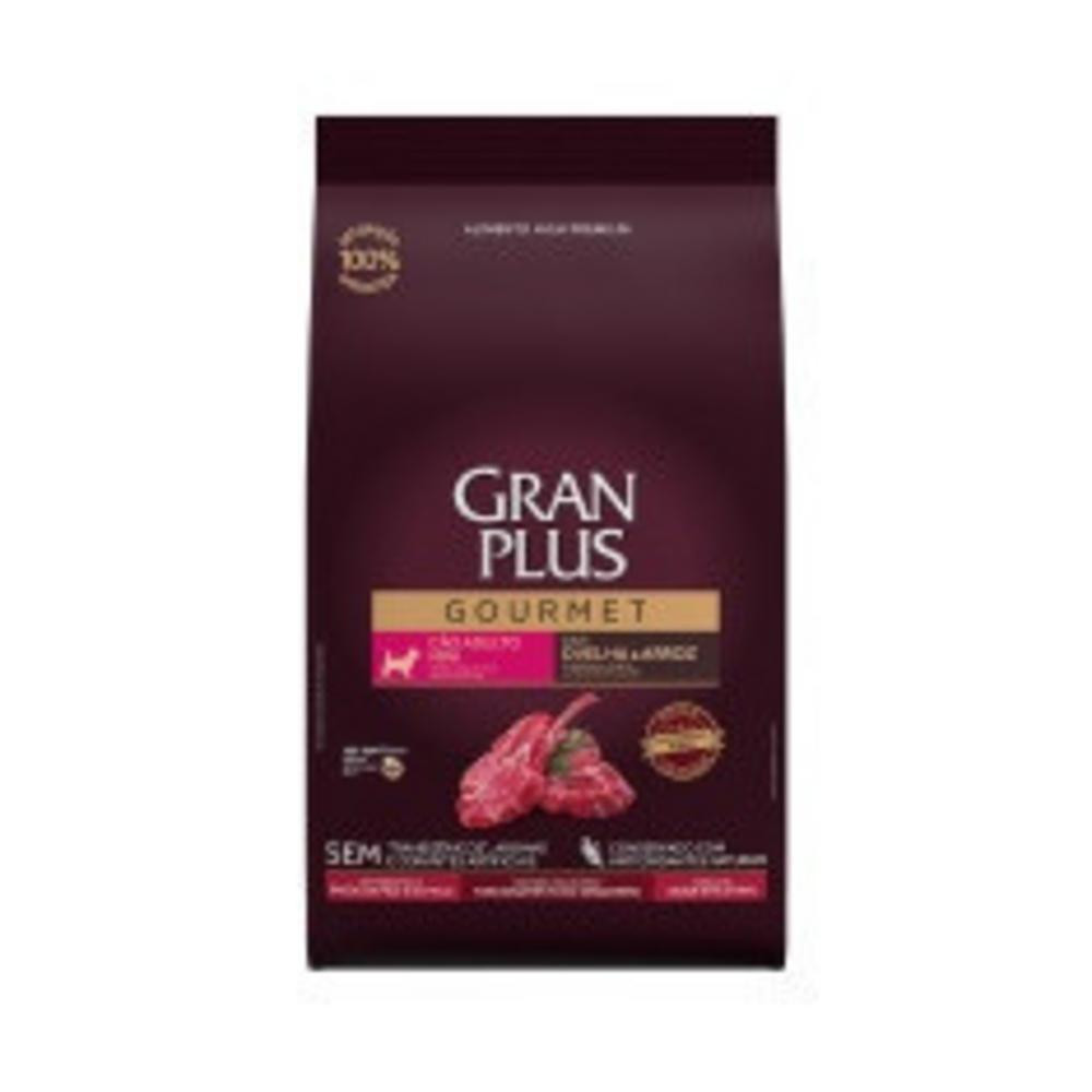 Ração Gourmet para Cães Adultos de Porte Mini Sabor Ovelha e Arroz 10,1Kg GranPlus