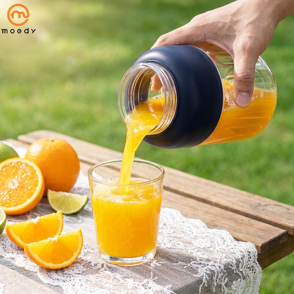 Copo Liquidificador Portátil Com Tampa Dupla E Canudo , Espremedor Elétrico Sem Fio Para Viagens , Escritório , Academia