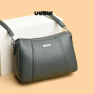 Bolsa De Ombro Umir , Crossbody Feminina De Couro Macio De Grande Capacidade Quadrada Pequena Leve Estilo Urbano Para Mã