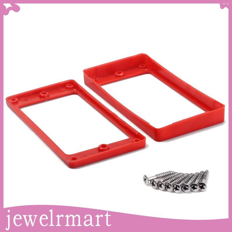 [Jewelrmart] 2 Peças De Anel De Montagem De Captador De Guitarra Vermelha Moldura Surround Para Guitarras LP Les Paul