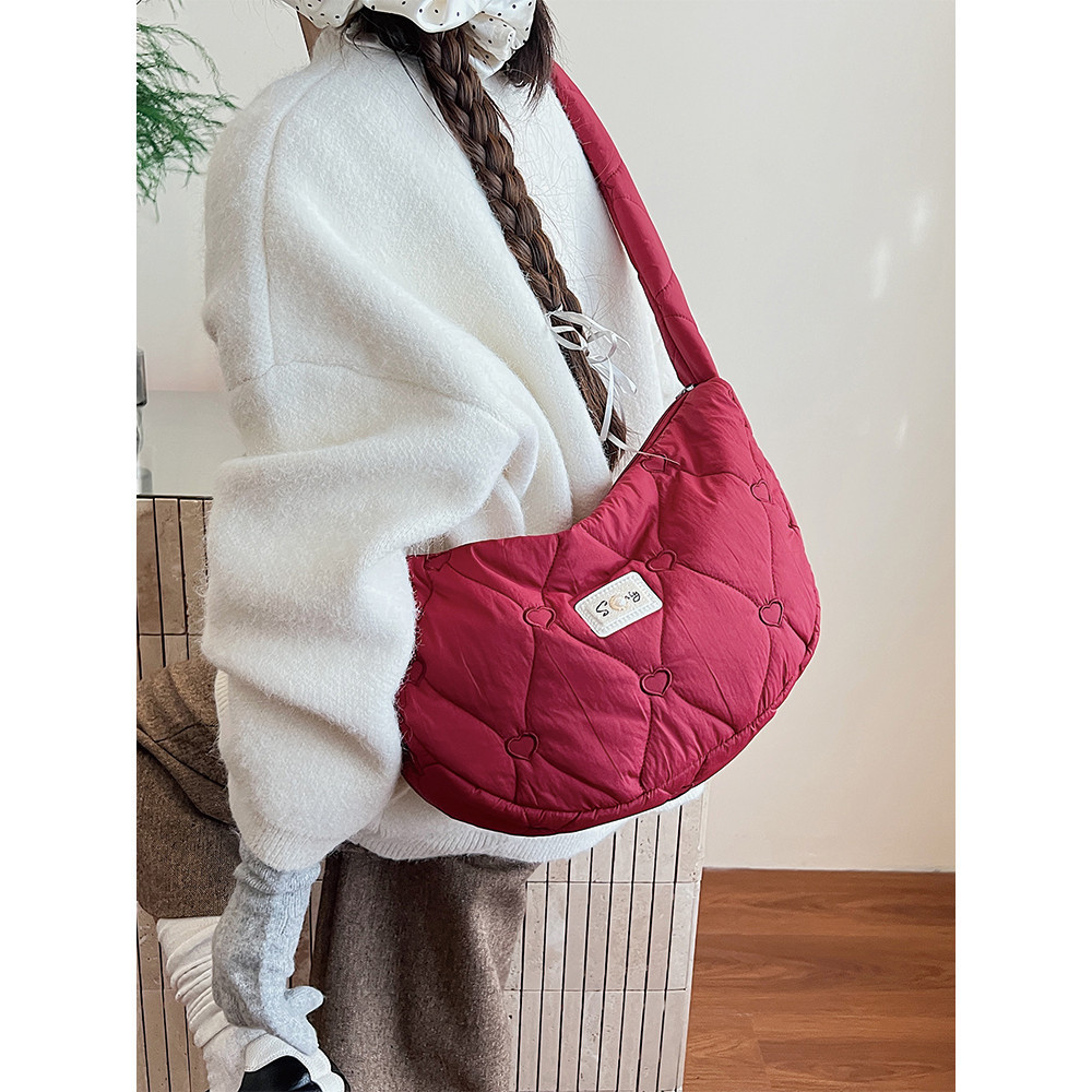 Outono inverno bolsa de ombro feminino trabalho Commuter saco do mensageiro esportes lazer bolinho saco lazer nuvem saco