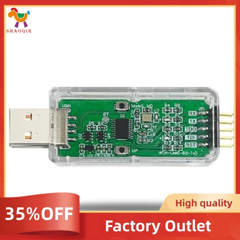 WCH LinkE Online Download Depurador Suporte RISC-V Arquitetura MCU/SWD Interface 1 Porta Serial Para USB