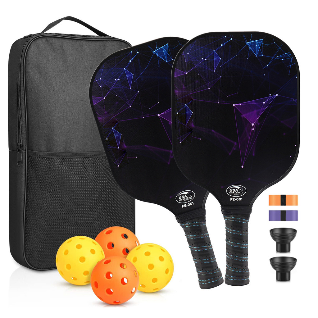 Raquete de Pickleball de fibra de carbono, placa de favo de mel, grafeno de carbono, pickleballBat, placa de favo de mel